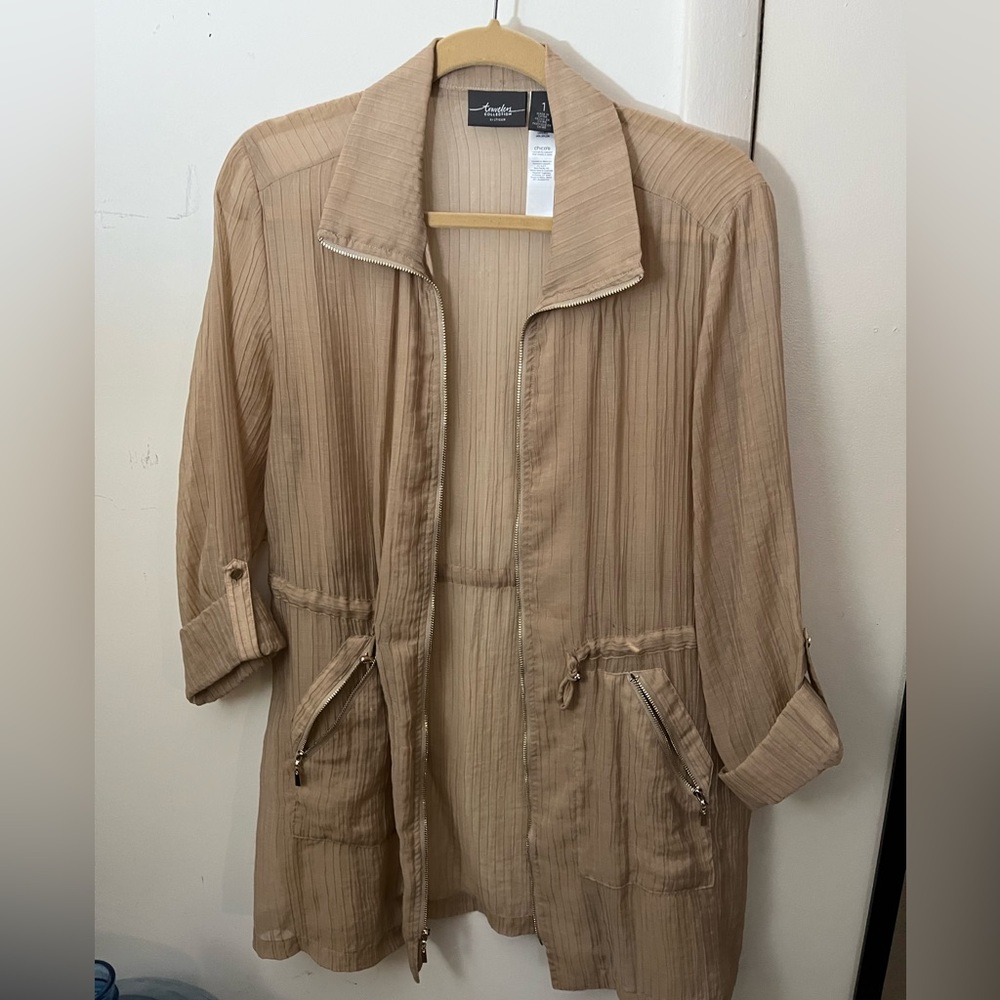 Chicos sheer jacket